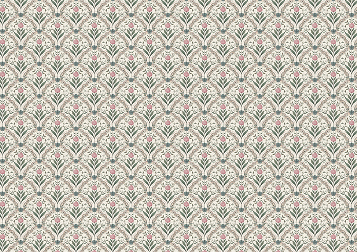 Adelaide, Bloom Spray Rosies Pink - Twist&Fit Roman Blind - Image 7